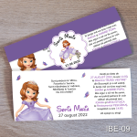 Invitatii botez fete Printesa Sofia