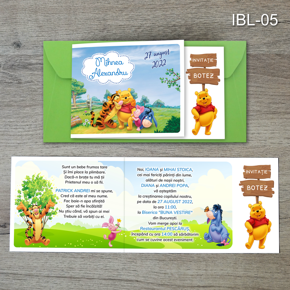 invitatii botez baieti panoramice