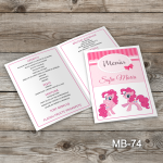 Meniuri botez - My Little Poney - Ponei - MB-74