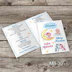 Meniuri botez - Unicorni - MB-30