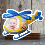 Marturii botez magnetice Elicopter - Baby Boss - MFE-07