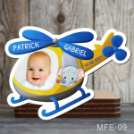 Marturii botez magnetice Elicopter - Elefant - MFE-09
