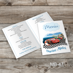 Meniuri botez Fulger McQueen - Cars - MB-47