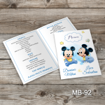Meniuri botez - Mickey Mouse - MB-92