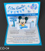 invitatii botez 3D Mickey Mouse