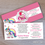 invitatii botez Unicorn