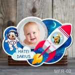 Marturii botez baieti Magneti Cosmos - Mickey Mouse si Pluto - MFR-02