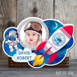 Marturii botez baieti Magneti Cosmos - Strumfi - MFR-04