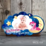 Marturii botez fete Magneti Nor - Ponei roz - MCL-19