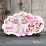 Marturii botez gemeni Magneti Nor - Minnie Mouse - MCN-24