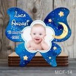 Marturii botez baiat - Magneti forma Fluture - MCF-14