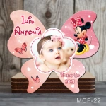 Marturii botez fetita - Magneti forma Fluture - Minnie Mouse - MCF-22
