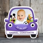 Marturii botez baieti Magneti Masinuta - Mickey Mouse - MFM-03