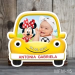 Marturii botez fete Magneti Masinuta - Minnie Mouse - MFM-15