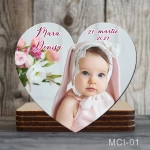Marturii botez fete Magneti forma Inima - MCI-01