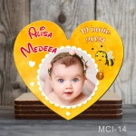 Marturii botez fete Magneti forma Inima - Albinuta - MCI-14