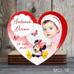 Marturii botez fete Magneti forma Inima - Minnie Mouse - MCI-16