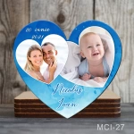 Marturii botez baieti Magneti forma Inima - MCI-27