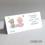 Plicuri bani botez baieti - Ursulet - CMB-09