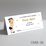Plicuri bani botez baieti - Micul Print - CMB-36