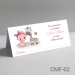 Plicuri bani botez fete - Girafa - CMF-02