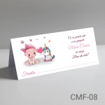 Plicuri bani botez fete - Unicorn - CMF-08