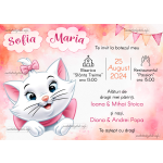 invitatii botez fete personalizate