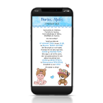 Invitatie digitala botez baieti - IDB-01