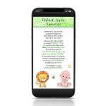 Invitatie digitala botez baieti - IDB-05