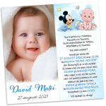 Invitatie digitala botez cu poza - baieti - IDBF-01