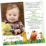 Invitatie digitala botez cu poza - baieti - IDBF-03