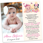 Invitatie digitala botez cu poza - fetite - IDFF-01