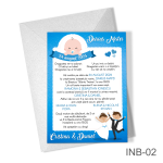 Invitatii nunta si botez 2 in 1 - Simple - INB-02 - imagine 4
