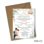 Invitatii nunta si botez 2 in 1 - Simple - INB-03 - imagine 5