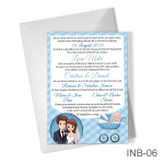 Invitatii nunta si botez 2 in 1 - Simple - INB-06 - imagine 3