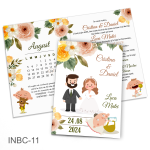 Invitatii nunta si botez 2 in 1 - Clasice - INBC-11