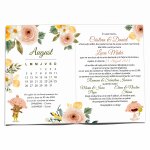 Invitatii nunta si botez 2 in 1 - Clasice - INBC-11 - imagine 2