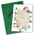 Invitatii nunta si botez 2 in 1 - Clasice - INBC-18 - imagine 4