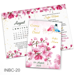 Invitatii nunta si botez 2 in 1 - Clasice - INBC-20