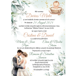 Invitatie digitala nunta si botez baieti - INB-03