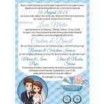 Invitatie digitala nunta si botez baieti - INB-06