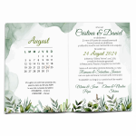 Invitatii nunta clasice - Mire si mireasa - INC-02 - imagine 2