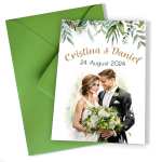 Invitatii nunta clasice - Mire si mireasa - INC-02 - imagine 4