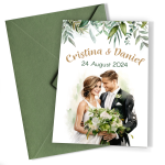 Invitatii nunta clasice - Mire si mireasa - INC-02 - imagine 5