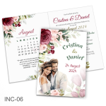 Invitatii nunta clasice - Mire si mireasa - INC-06