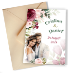 Invitatii nunta clasice - Mire si mireasa - INC-06 - imagine 7