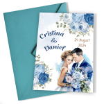 Invitatii nunta clasice - Mire si mireasa - INC-08 - imagine 4