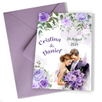 Invitatii nunta clasice - Mire si mireasa - INC-09 - imagine 3