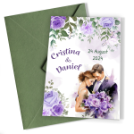 Invitatii nunta clasice - Mire si mireasa - INC-09 - imagine 5