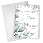 Invitatii nunta clasice - Decoratiuni florale - INC-31 - imagine 4